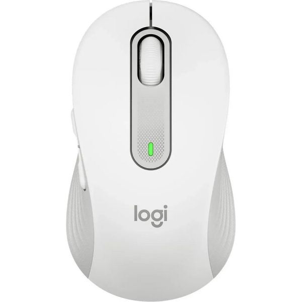 Мышь Logitech M650 оптическая, беспроводная, USB/Bluetooth, белый/серый [910-006255]